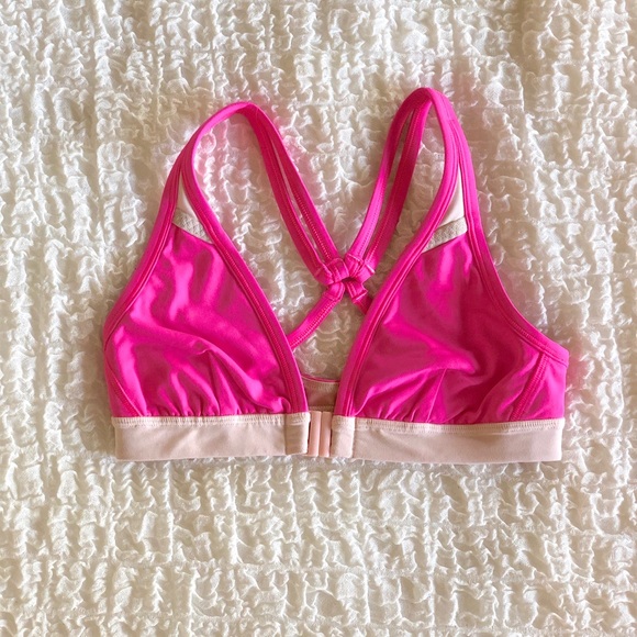 Pink Lululemon Sports Bra- size 2 - Picture 1 of 2